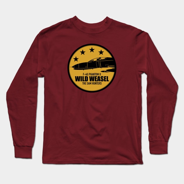 F-4 Phantom II Wild Weasel Long Sleeve T-Shirt by TCP